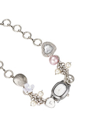 Amphi Ocean O'Clock Silver Choker Necklace