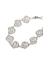 July Flower Silver Bracelet
