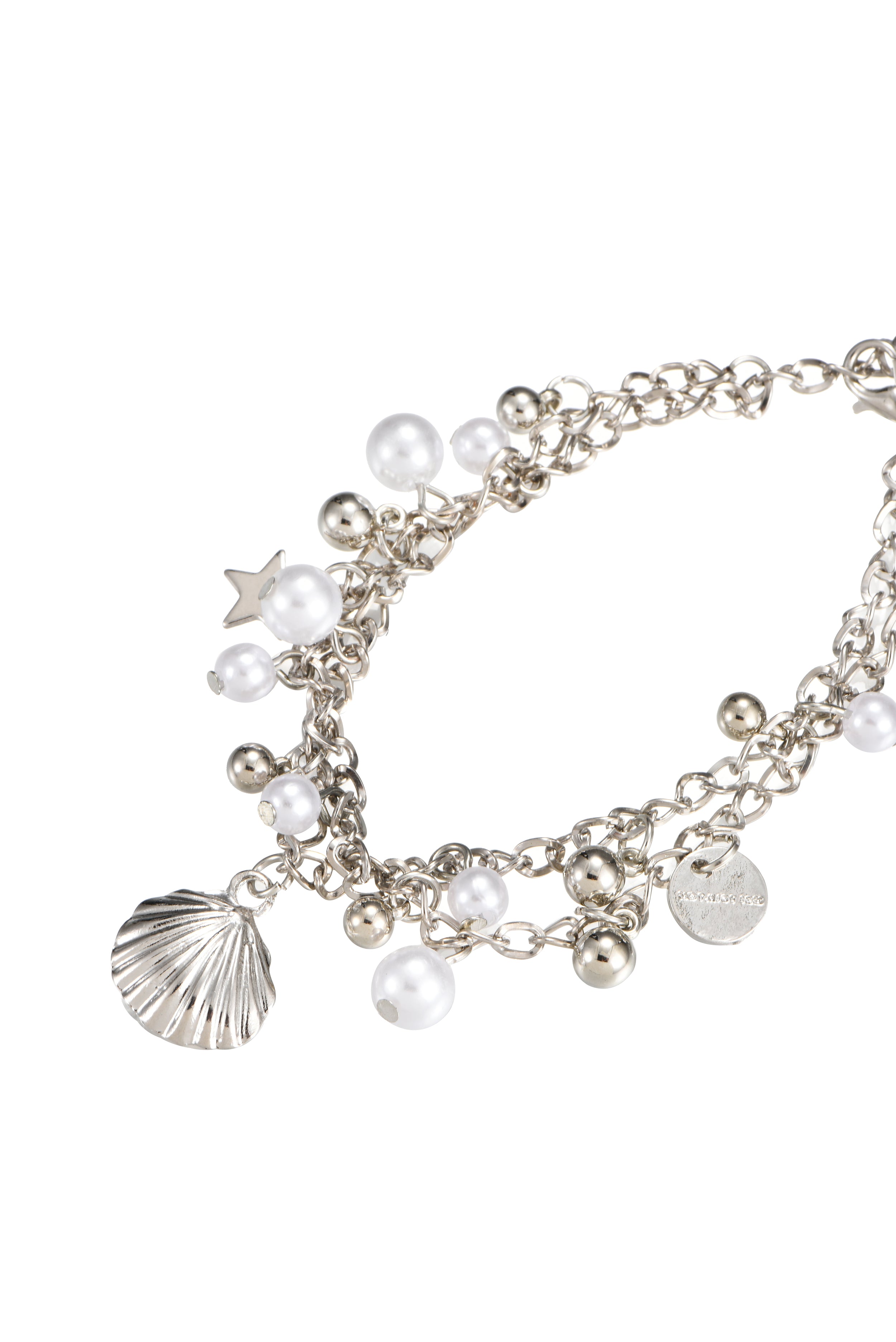 Molly Shell Pearl Silver Bracelet