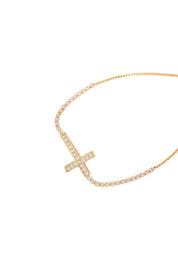 Foufou Glittering Cross Bracelet