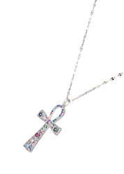 In Name Of Life Ankh Necklace - Silver