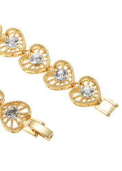 Maddy Diamond Stones Golden Bracelet