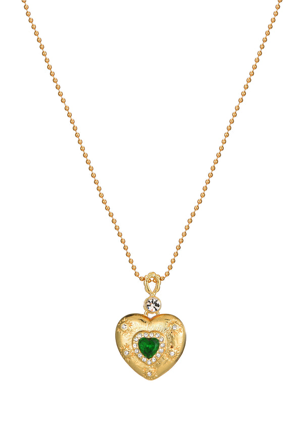 Gabrielle Green Love Gemstone Necklace