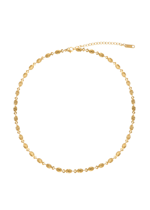 Rubby Golden Chain Necklace