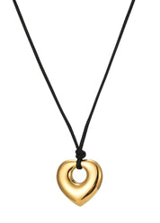 Nina Golden Heart Love Neckalce