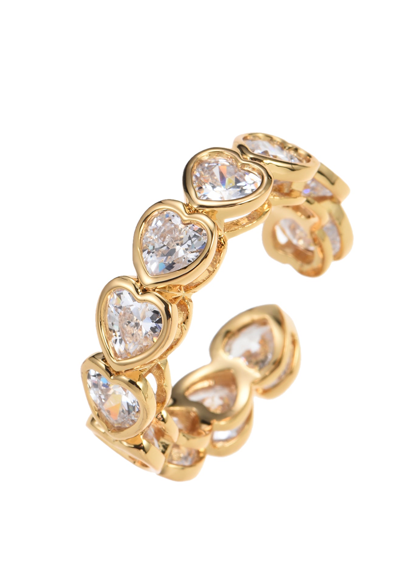 Rex Diamond Hearts Ring