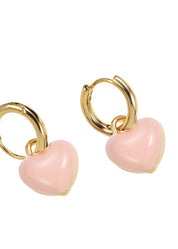 Eva Pink Love Earrings