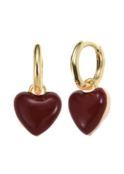 Pendientes Eva Amor Rojo