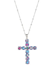 In Name Of Rose Cross Necklace