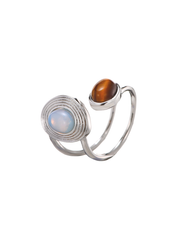Yann Natural Stone Adjustable Ring II