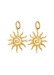 Soleil Sun Golden Earrings