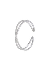 Branda Glittering Silver Bracelet