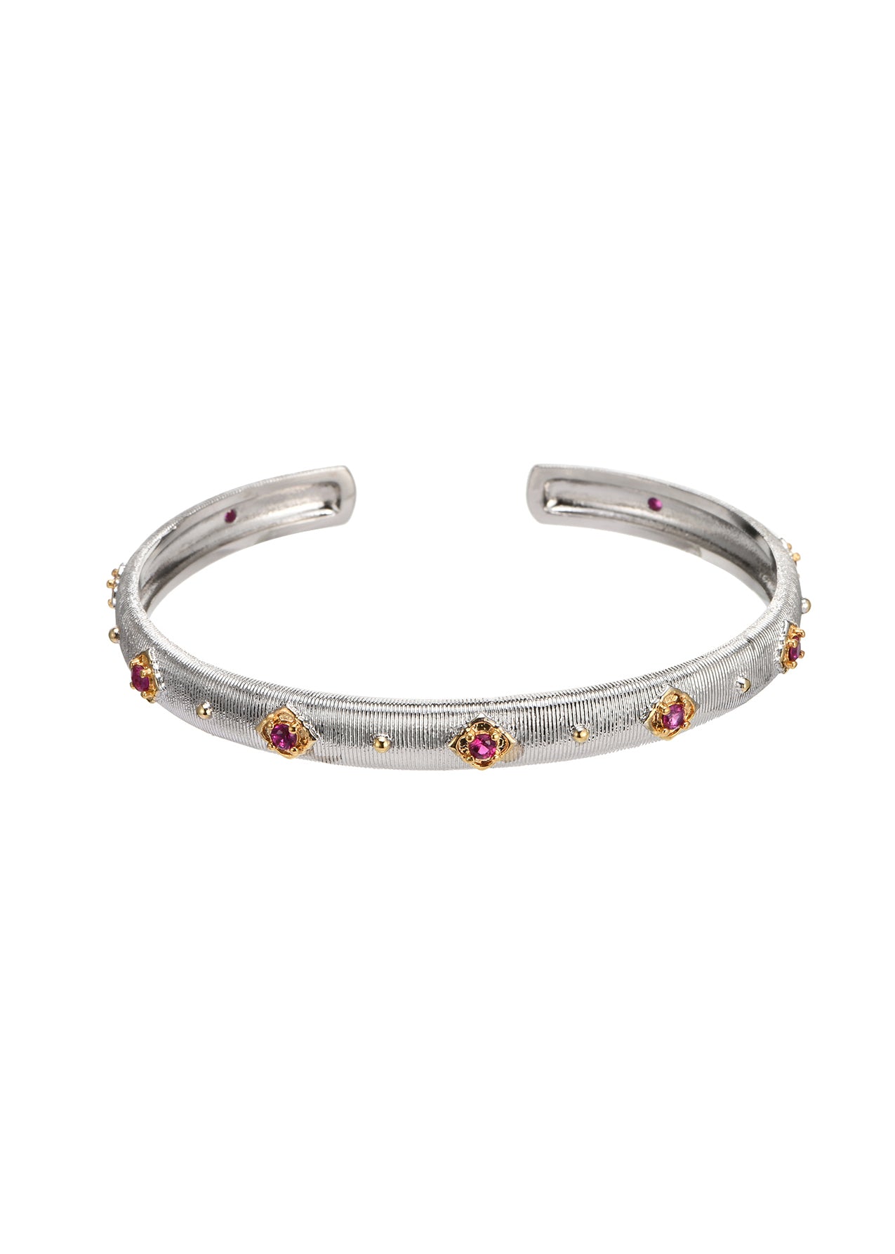 Colette Red Silver Bracelet