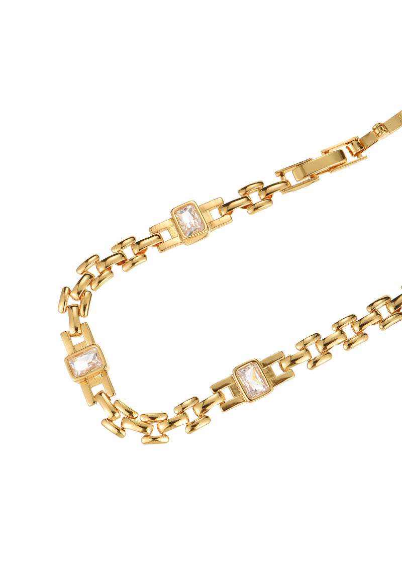 Amelie Glittering Golden Bracelet - I