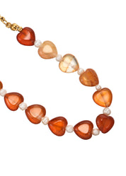 Riley Love in Carnelian Stone Bracelet