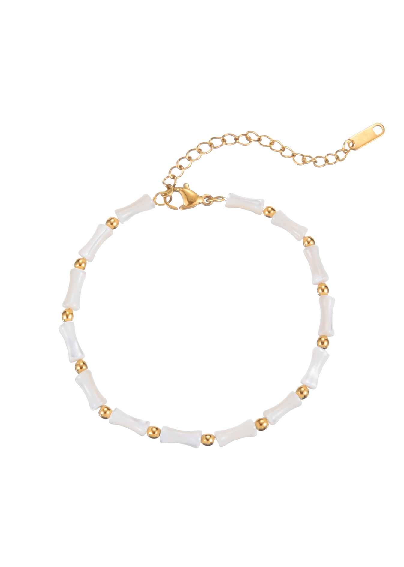 Pulsera Pamela Concha Blanca