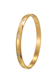 Delilah Diamond Golden Bracelet