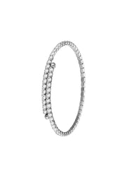 Flex Silver Glittering Golden Bracelet