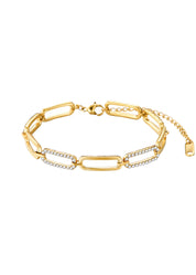 Carmen Glittering Golden Bracelet