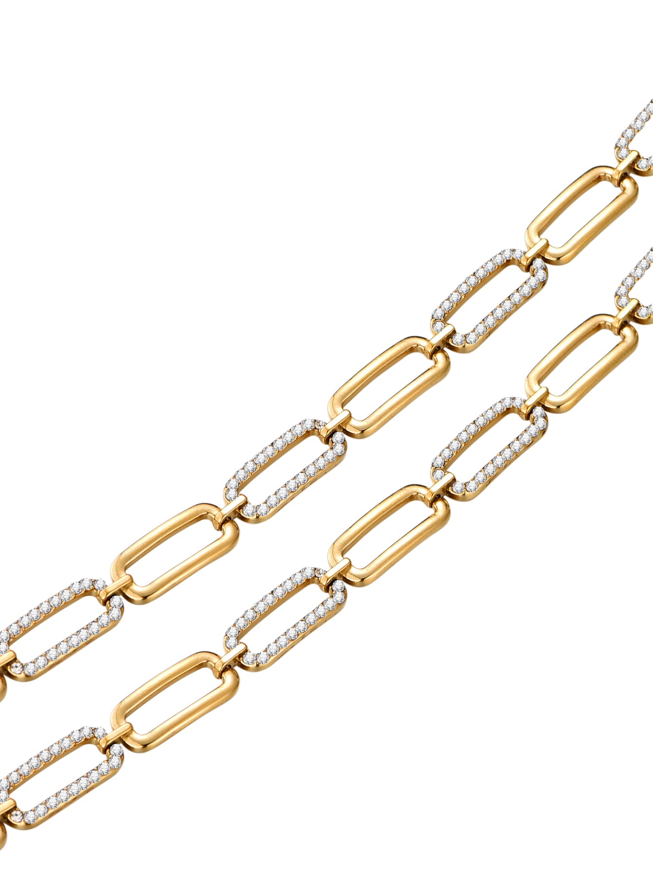 Carmen Glittering Golden Bracelet
