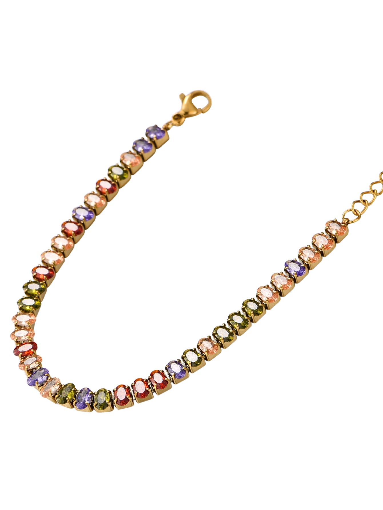 Abel Colorful Golden Bracelet