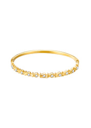 Delilah Glittering Golden Bracelet - III Star