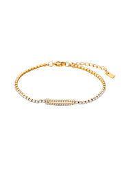 Amelie Glittering Golden Bracelet - V