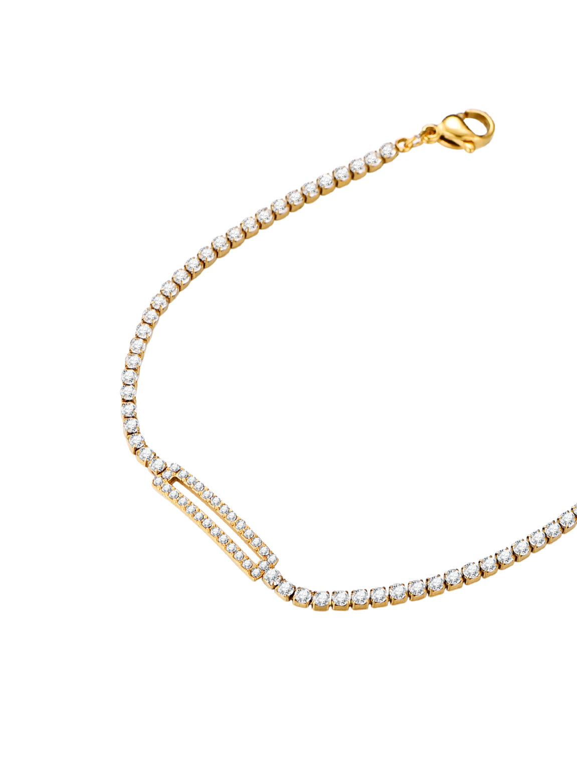Amelie Glittering Golden Bracelet - III