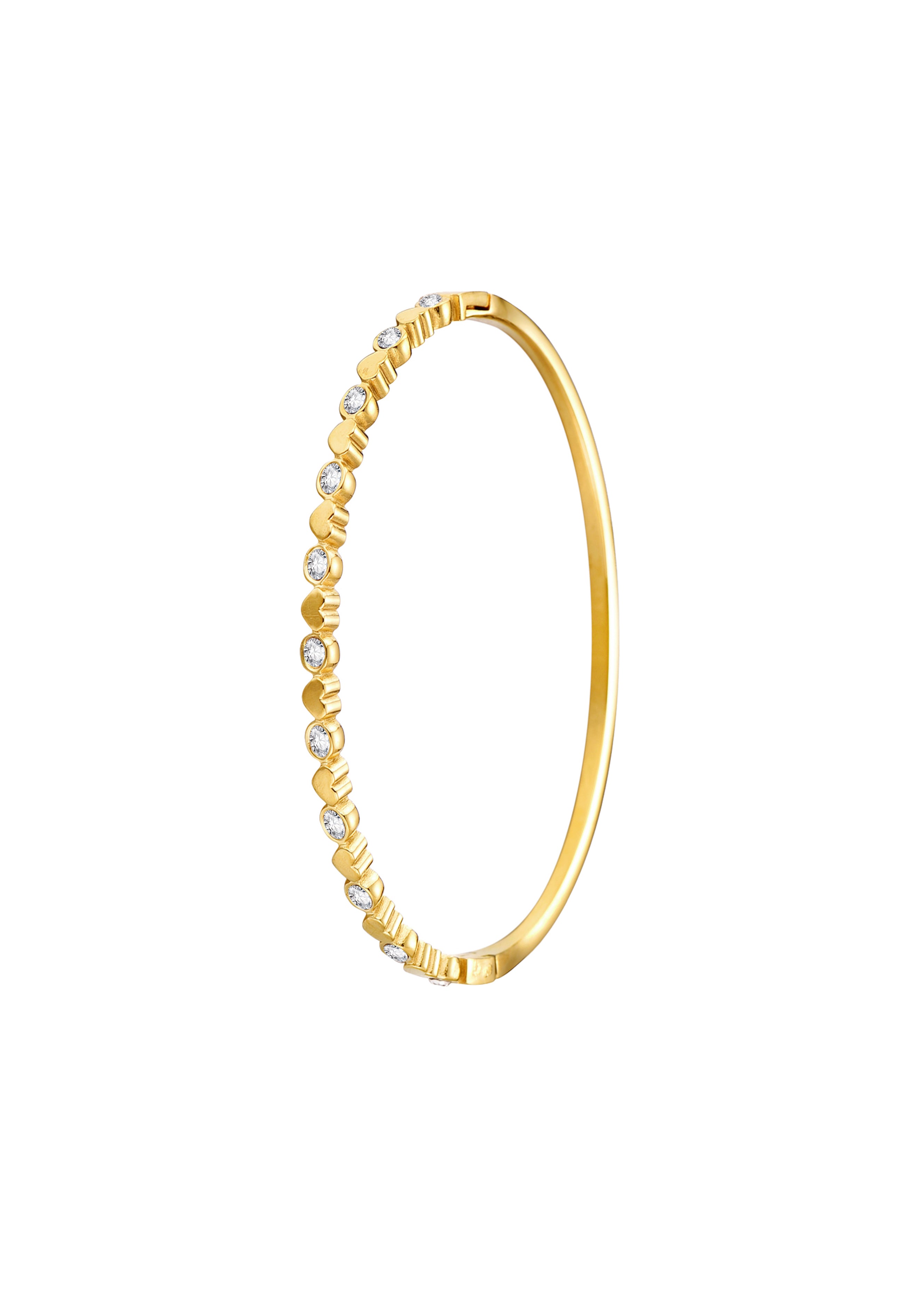 Delilah Glittering Golden Bracelet - IV Heart