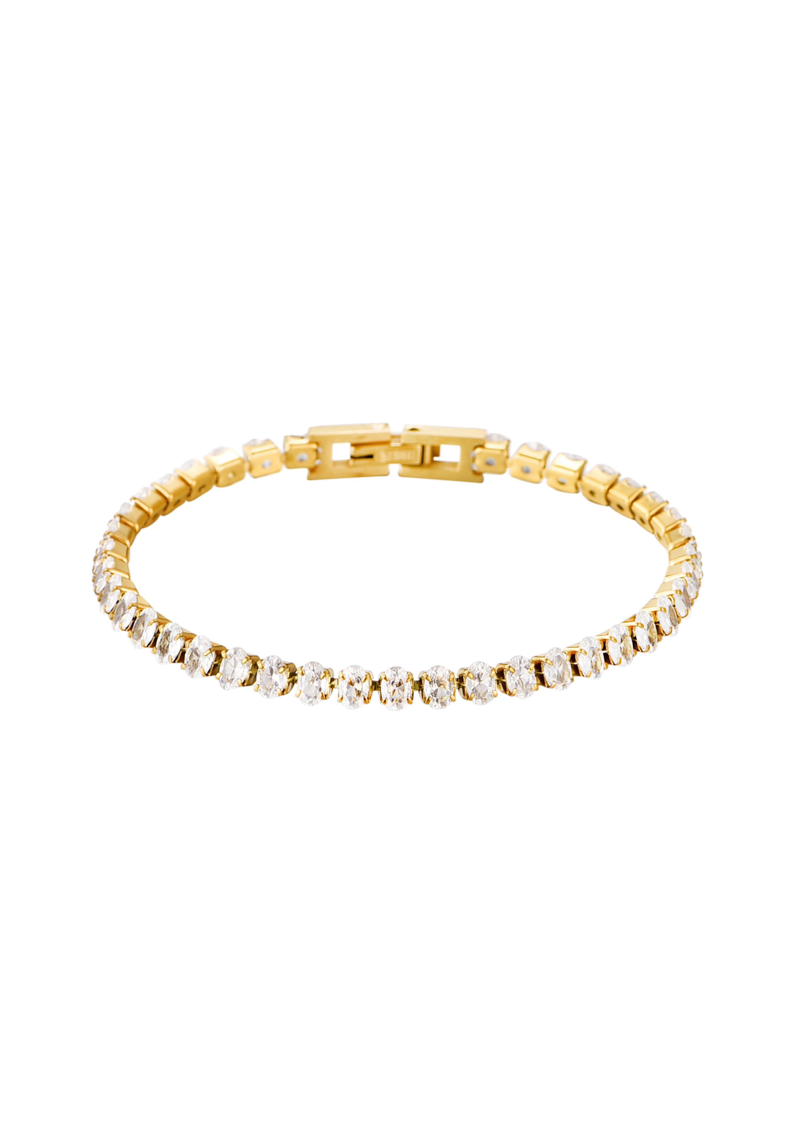 Amelie Glittering Golden Bracelet - V