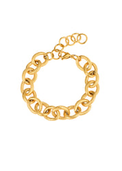Railey Bold Chain Golden Bracelet