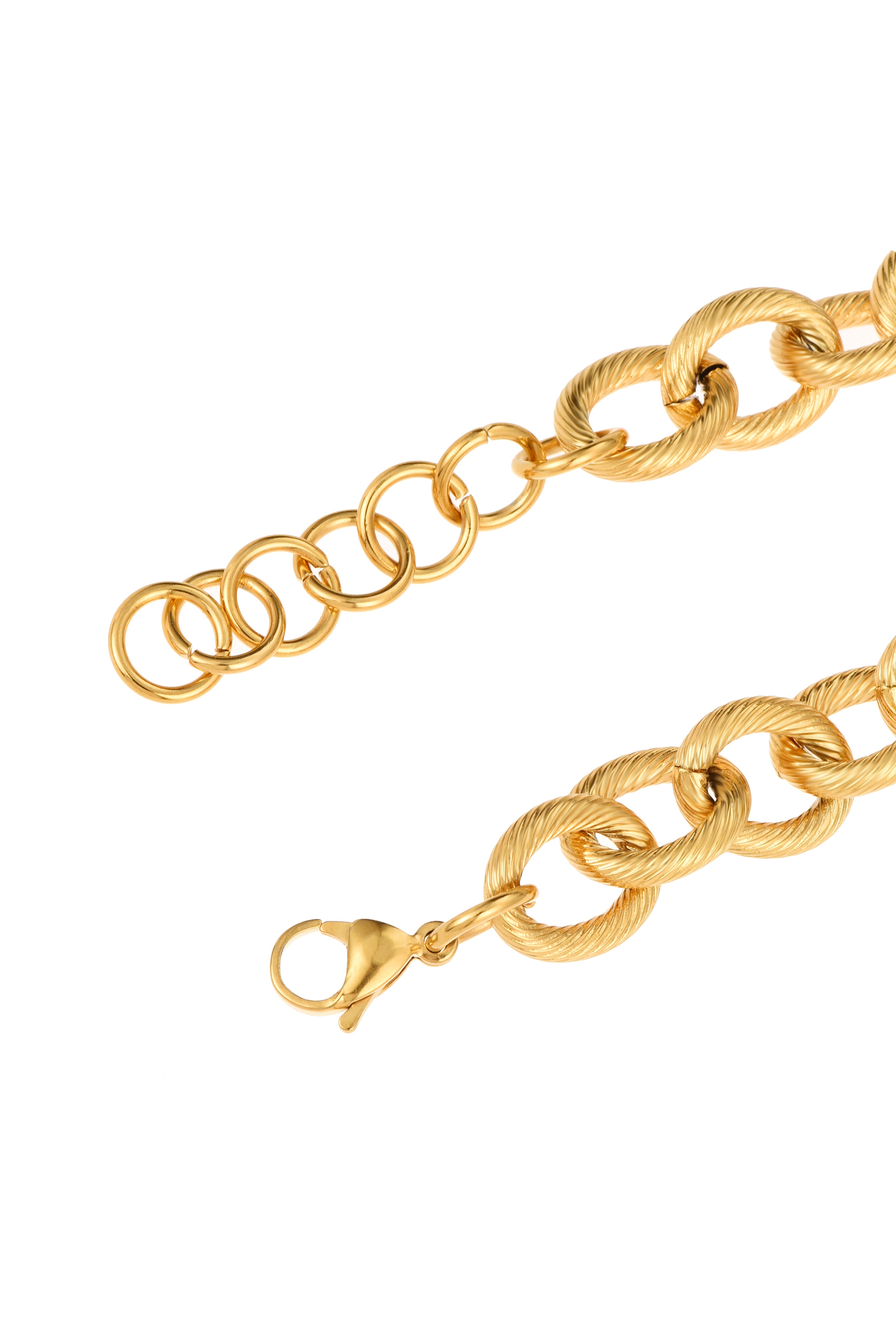 Railey Bold Chain Golden Bracelet