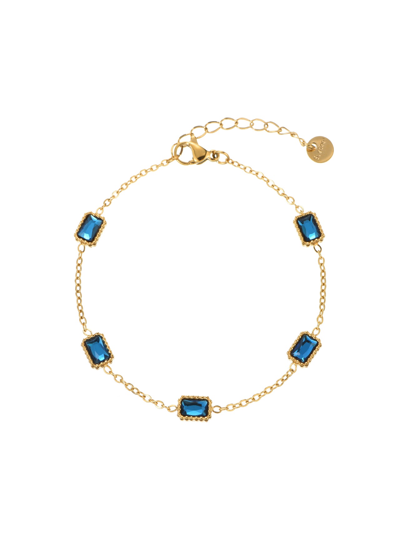 Lam Blue Golden Bracelet