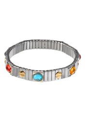 Roberto Silver Elastic Bracelet