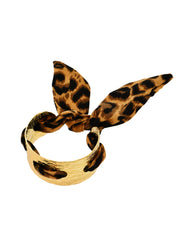 Leopard Bow Bangle