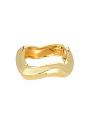Tann Chunky Bangel Bracelet - Golden B