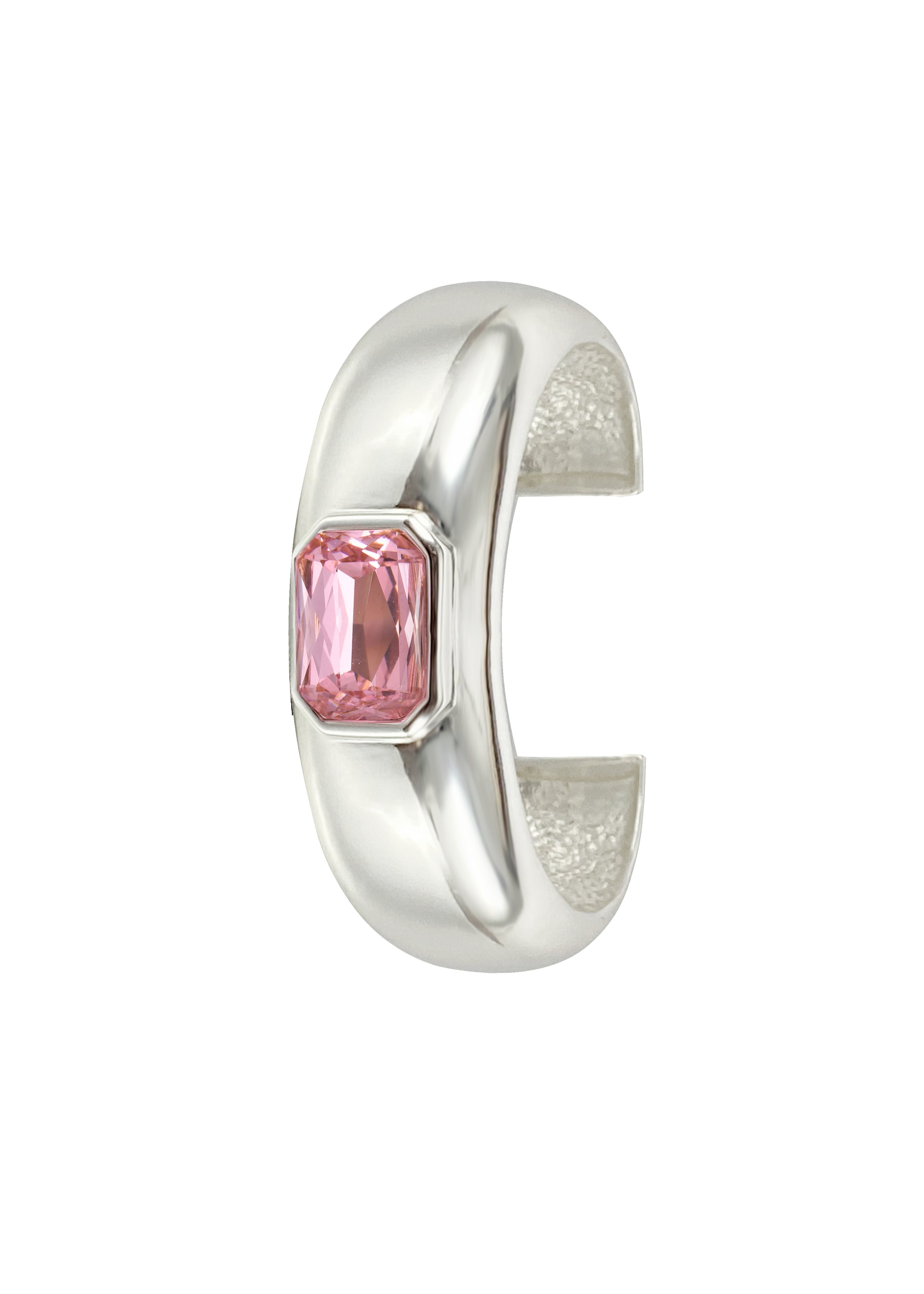 Blissful Seraphim - Rose Bangle in Silver