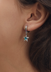 Pendientes con piedras preciosas brillantes de Star River