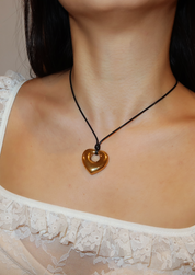 Nina Golden Heart Love Neckalce