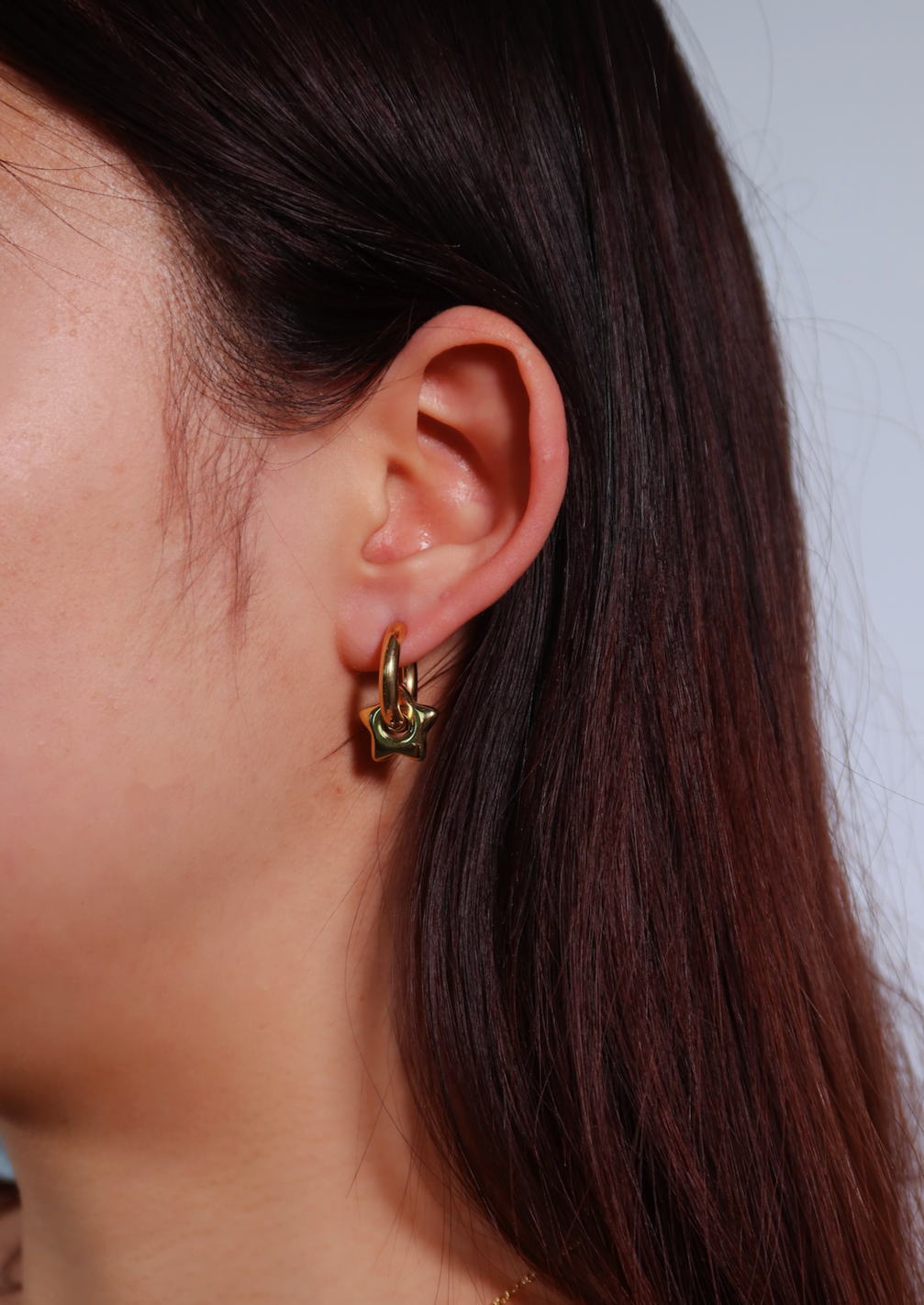 Susanna Star Golden Earrings