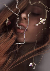 Abel Pink Glittering Golden Bracelet - II