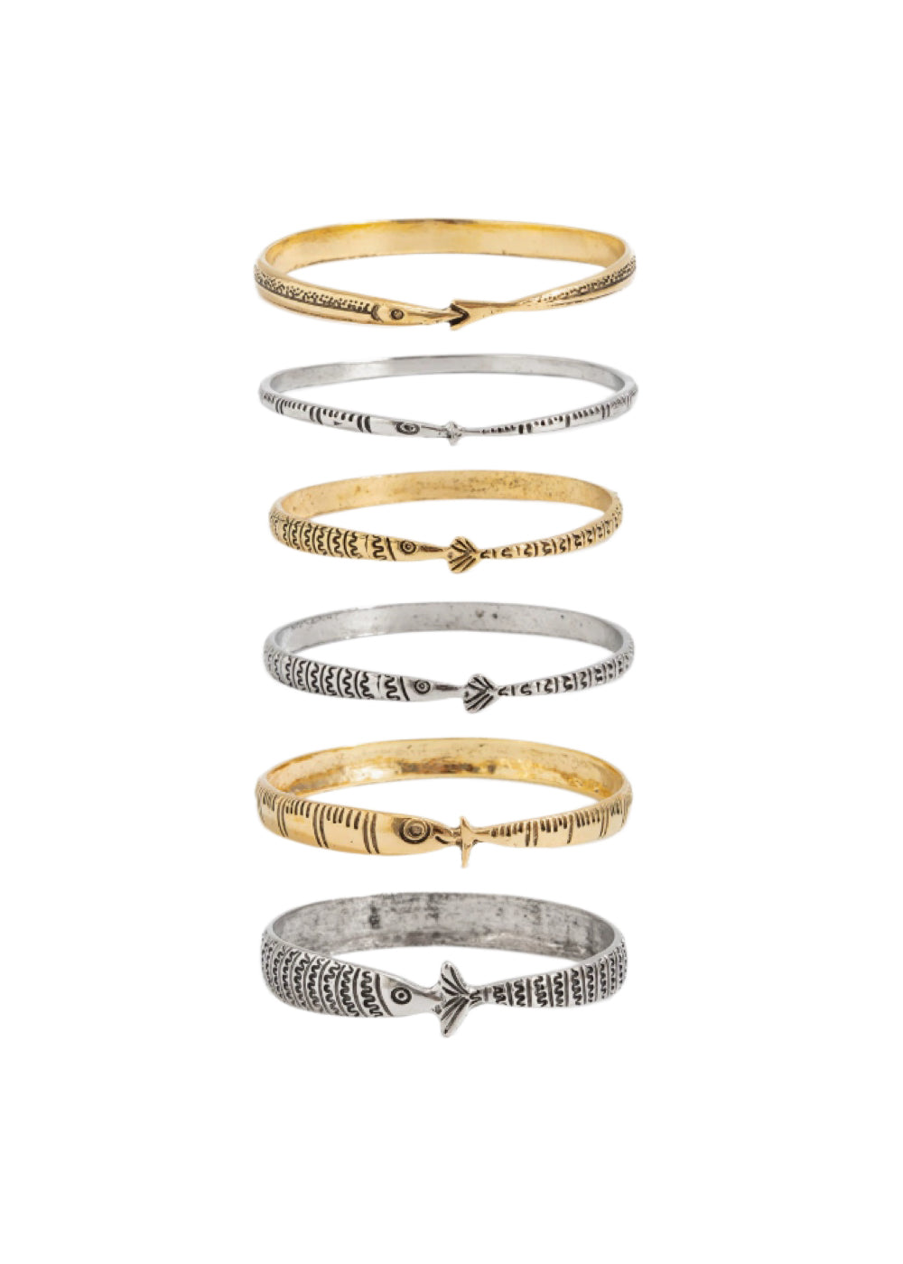 Tale of Ocean Fish Bracelets Set