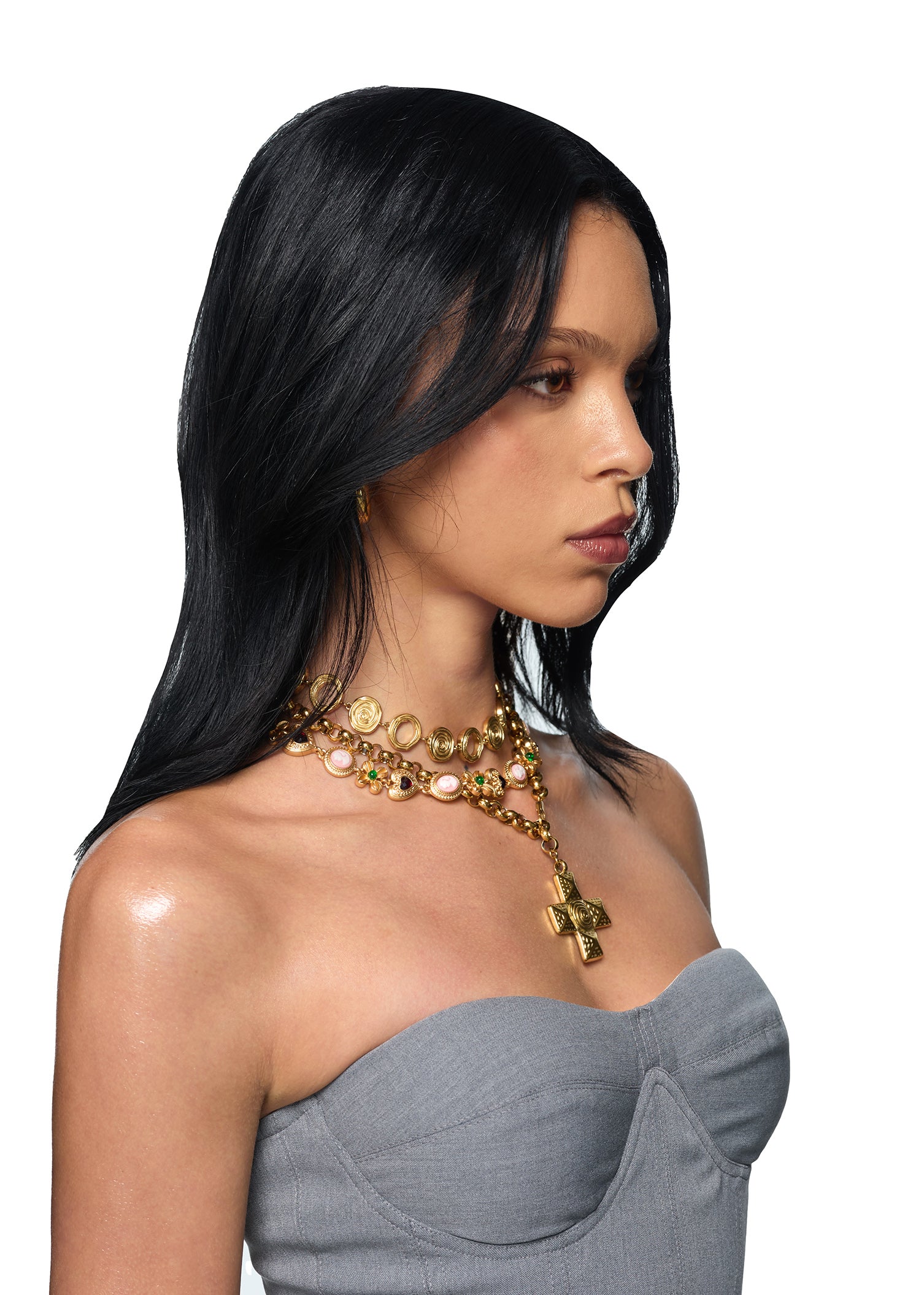 Rocco Cross Necklace