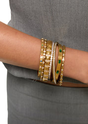 Delilah Glittering Golden Bracelet - II