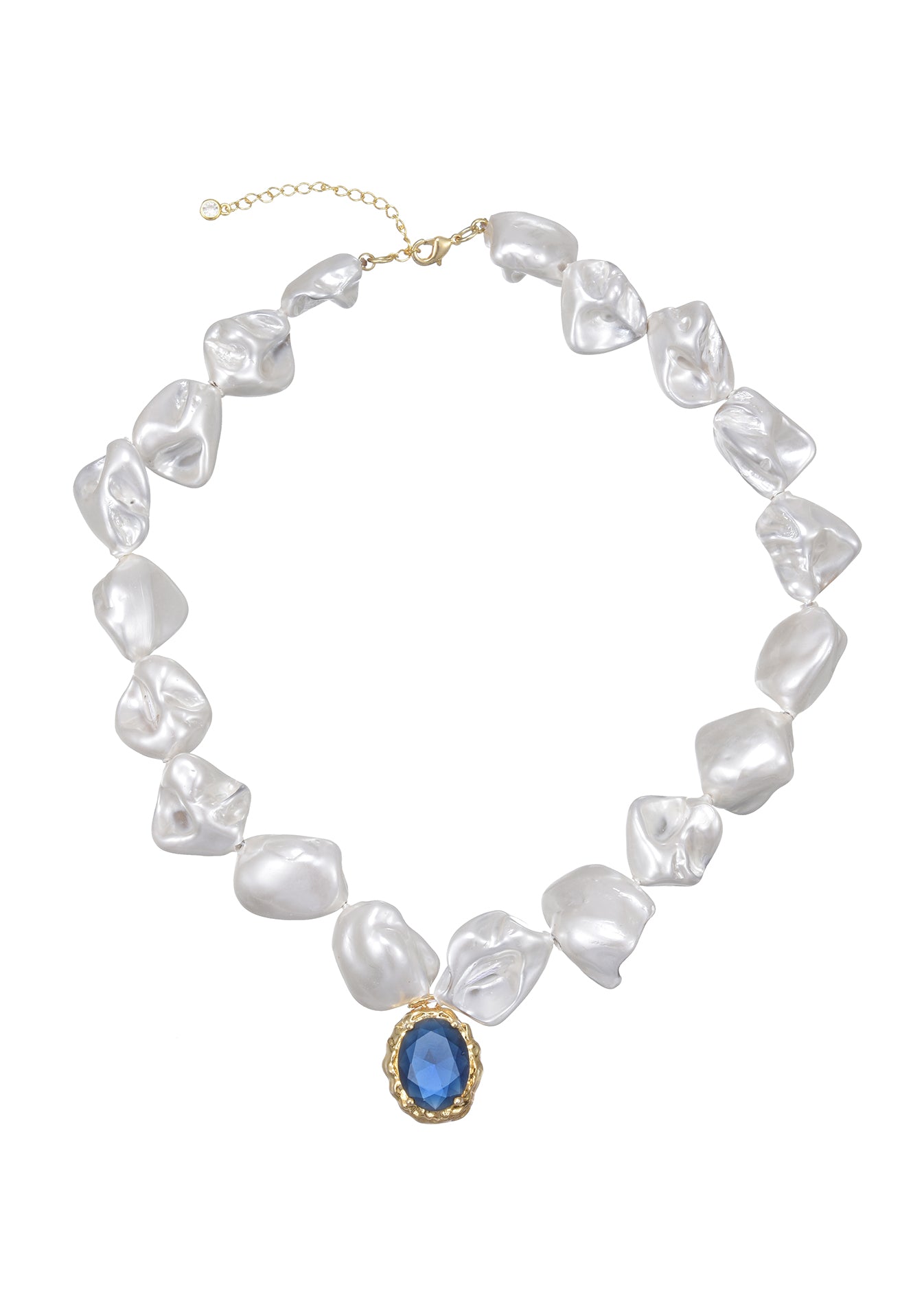 Blue Myth Baroque Pearl Necklace