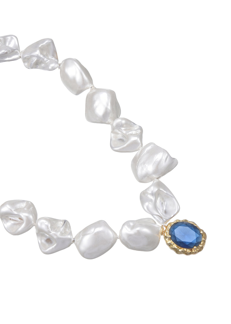 Blue Myth Baroque Pearl Necklace