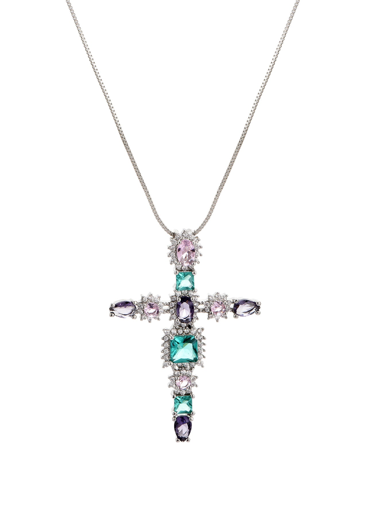 Keira Myth Glittering Cross Necklace