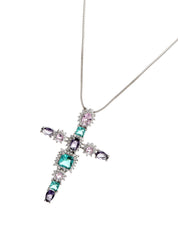 Keira Myth Glittering Cross Necklace