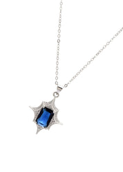 Neowise Blue Star Glittering Necklace