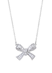 Emilien Bow Glittering Neckalce